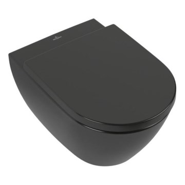 Villeroy & Boch 5614R0R7 - Pakabinamas WC SUBWAY keramika/juoda