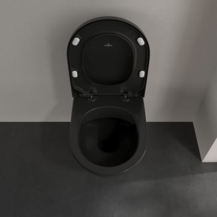 Villeroy & Boch 5614R0R7 - Pakabinamas WC SUBWAY keramika/juoda