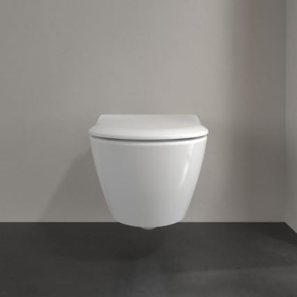 Villeroy & Boch 5614R201 - pakabinamas WC su SoftClose sėdyne SUBWAY 2.0 keramika/balta