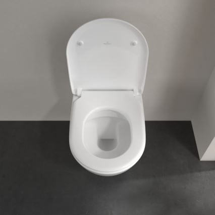 Villeroy & Boch 5614R201 - pakabinamas WC su SoftClose sėdyne SUBWAY 2.0 keramika/balta
