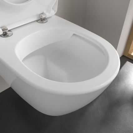 Villeroy & Boch 5614R201 - pakabinamas WC su SoftClose sėdyne SUBWAY 2.0 keramika/balta