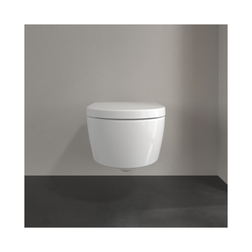 Villeroy & Boch 5656HRR1 - Pakabinamas WC su SoftClose AVENTO sėdyne keramika/balta