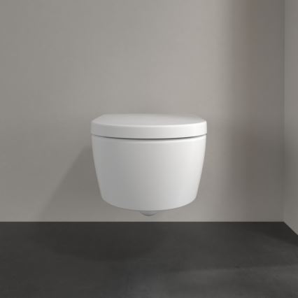 Villeroy & Boch 5656HRRW - Pakabinamas WC su lėtai užsidarančia SoftClose AVENTO sėdyne keramika/balta