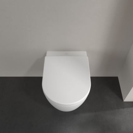 Villeroy & Boch 5656HRRW - Pakabinamas WC su lėtai užsidarančia SoftClose AVENTO sėdyne keramika/balta