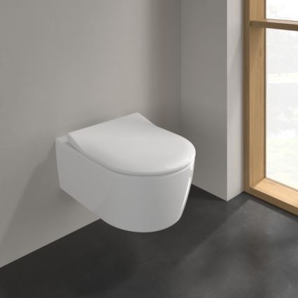 Villeroy & Boch 5656RS01 - Pakabinamas unitazas su SoftClose dangčiu AVENTO keramika/balta