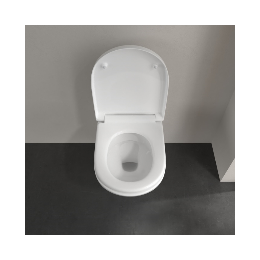 Villeroy & Boch 5660H101 - Pakabinamas WC su sėdyne O.NOVO keramika/balta