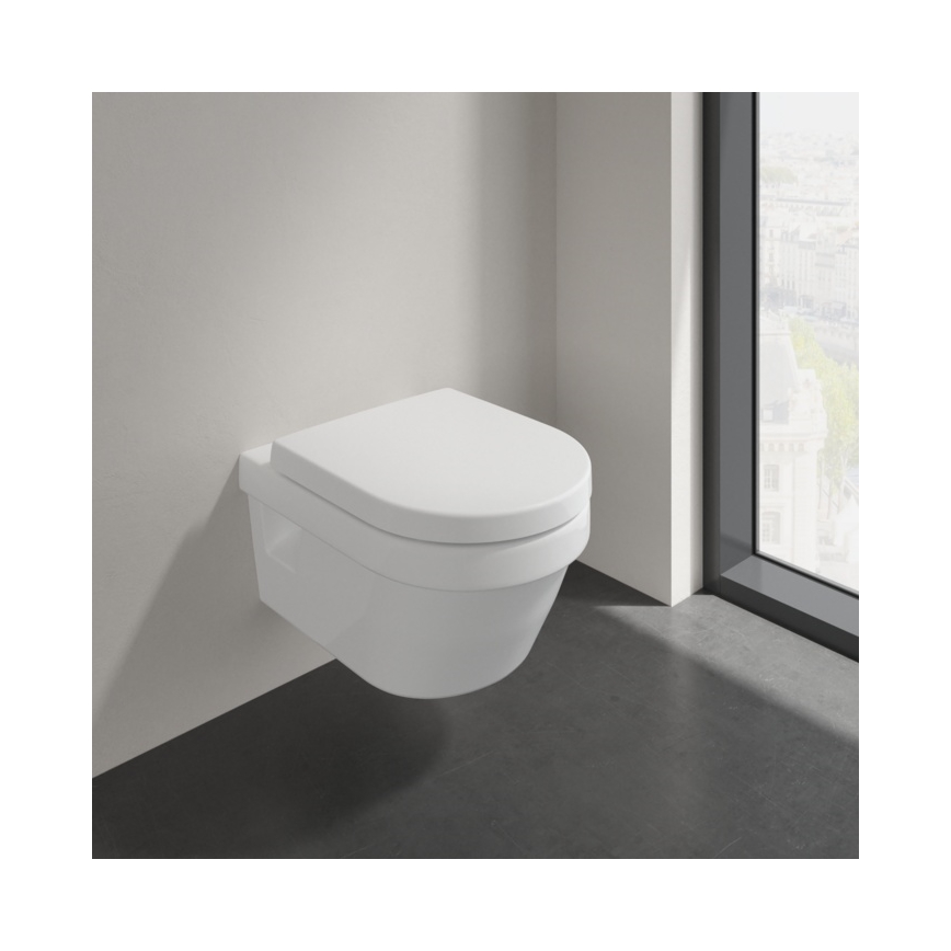 Villeroy & Boch 5684HR01 - ARCHITECTURA pakabinamas klozetas su SoftClose sėdyne keramika/balta