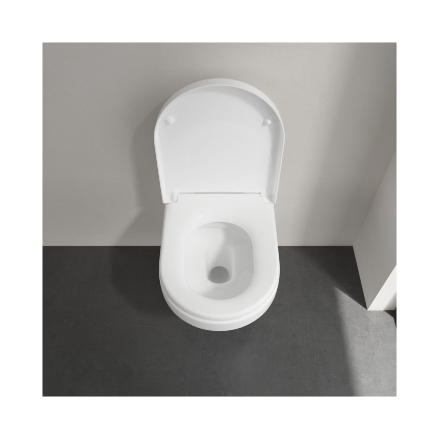 Villeroy & Boch 5684HRR1 - Pakabinamas klozetas su SoftClose sėdyne ARCHITECTURA keramika/balta