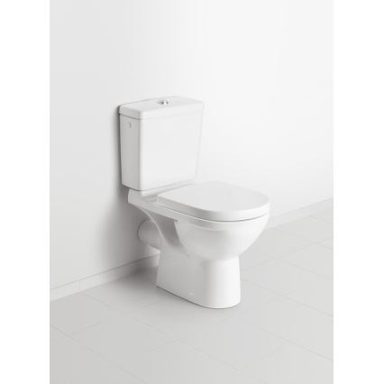 Villeroy & Boch 5760G101 - kombinuotas nuleidimo WC bakas O.NOVO, galinis/šoninis įvadas, balta