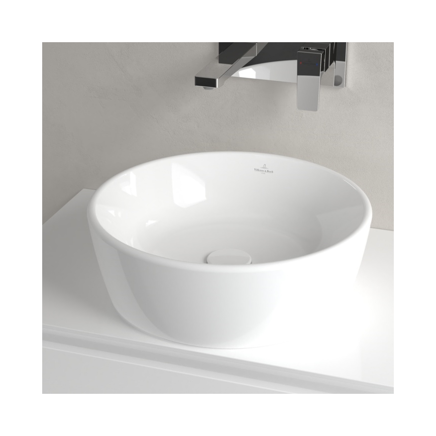 Villeroy & Boch 5A254501 - Praustuvas ant stalviršio ARCHITECTURA Ø 45 cm keramika/balta