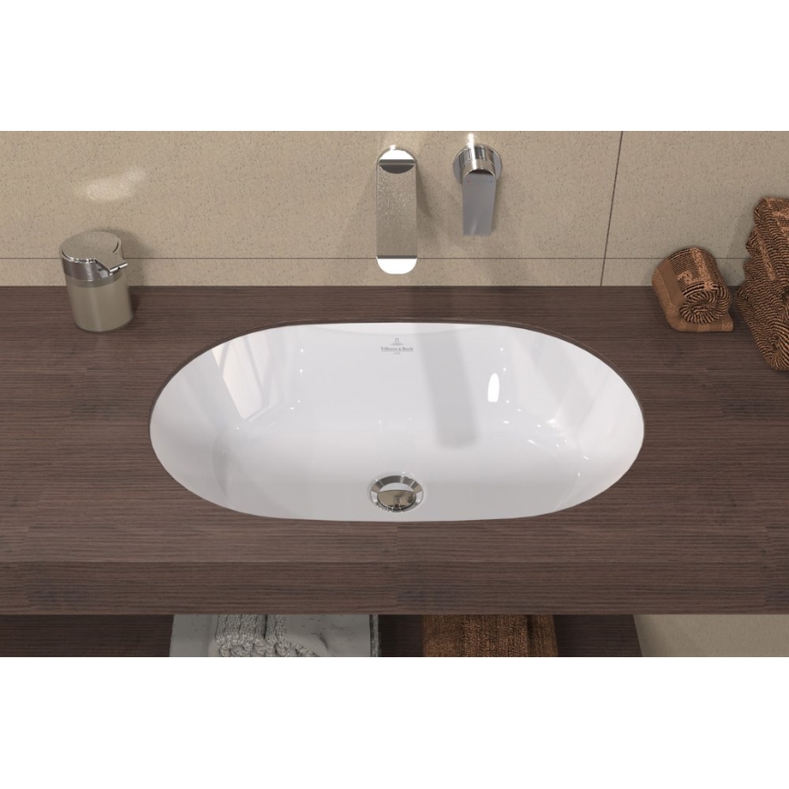 Villeroy & Boch 5A766001 - Įleidžiamas praustuvas ARCHITECTURA 57x37,5 cm keramika/balta