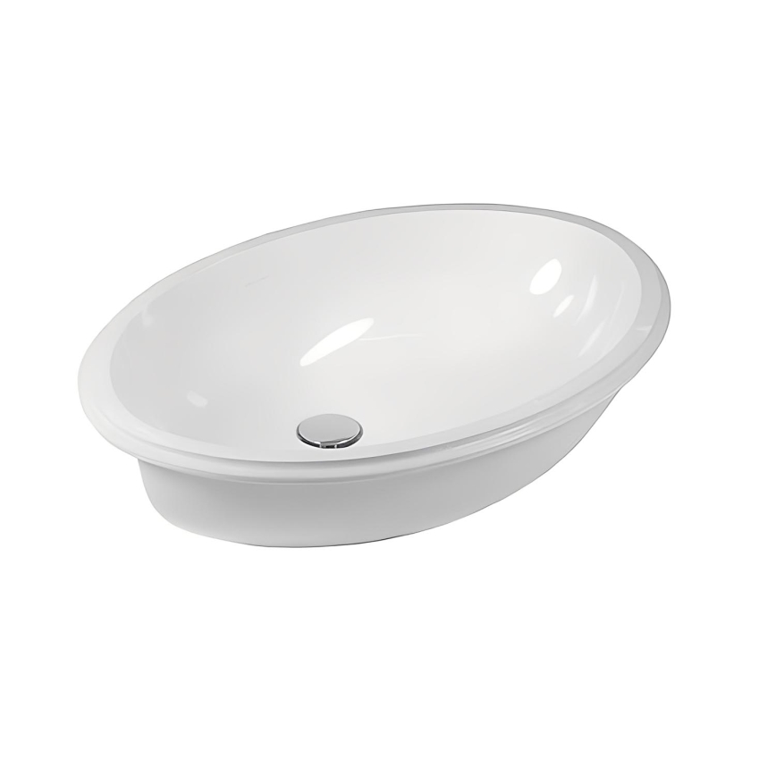 Villeroy & Boch 61440001 - Įleidžiamas praustuvas EVANA 67,5x47,5 cm keramika/balta