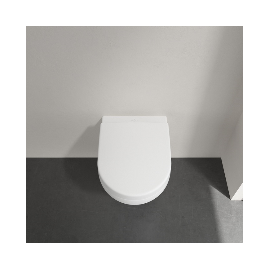 Villeroy & Boch 8M42S101 - Tualeto sėdynė SoftClose SUBWAY 3.0 balta