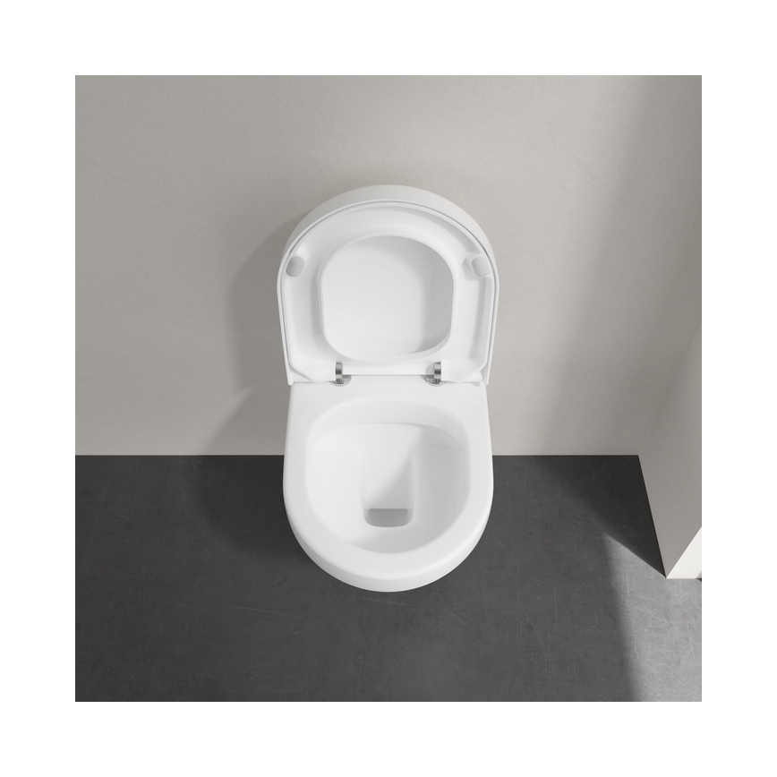 Villeroy & Boch 8M42S101 - Tualeto sėdynė SoftClose SUBWAY 3.0 balta