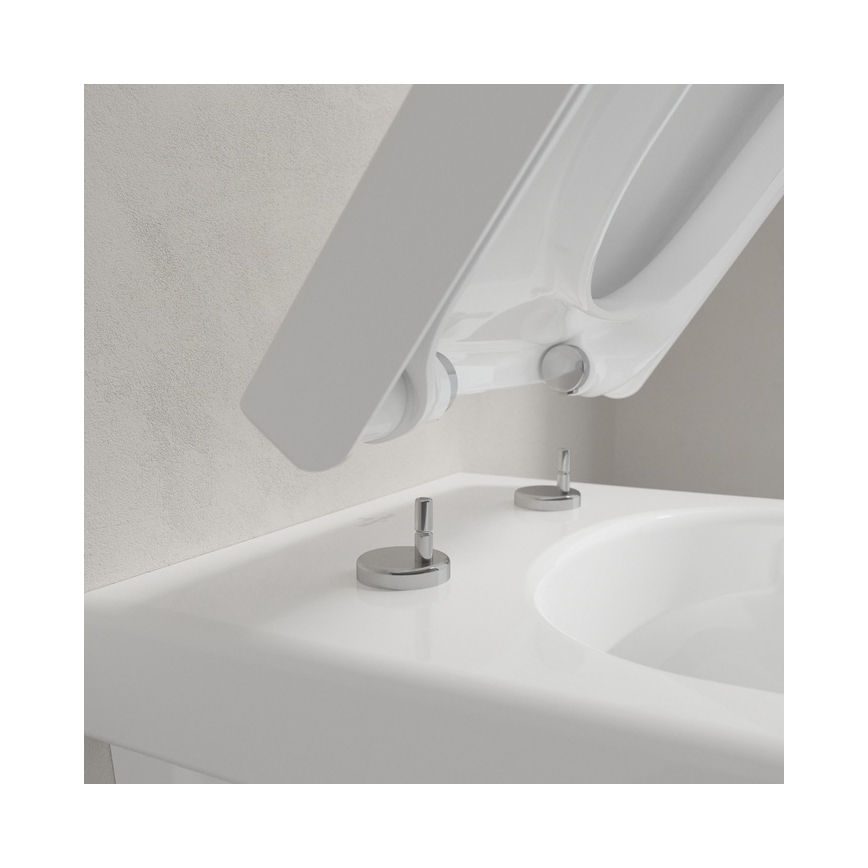 Villeroy & Boch 8M42S101 - Tualeto sėdynė SoftClose SUBWAY 3.0 balta