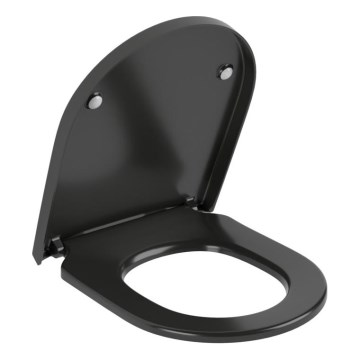 Villeroy & Boch 8M42S1R7 - Tualeto sėdynė SoftClose SUBWAY juoda