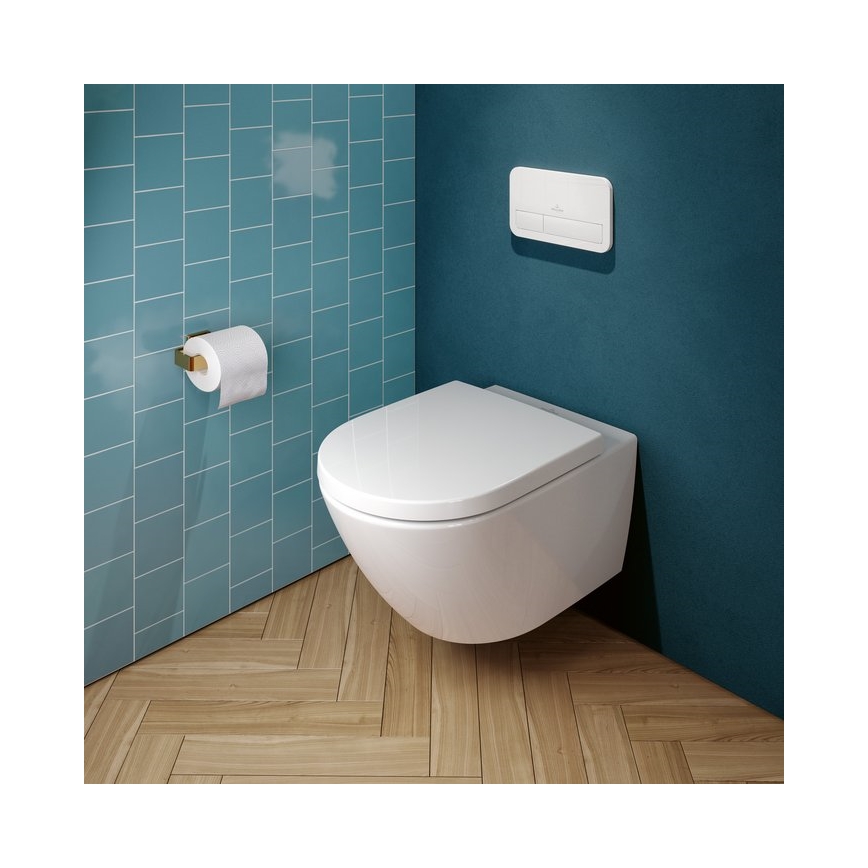 Villeroy & Boch 8M42S1T1 - tualeto sėdynė SoftClose SUBWAY 3.0, balta