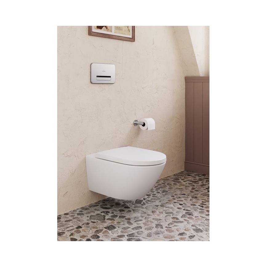 Villeroy & Boch 8M42S1T1 - tualeto sėdynė SoftClose SUBWAY 3.0, balta