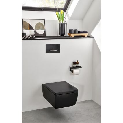 Villeroy & Boch 922169AN - Nuleidimo mygtukas VICONNECT, matinė juoda/matinis chromas