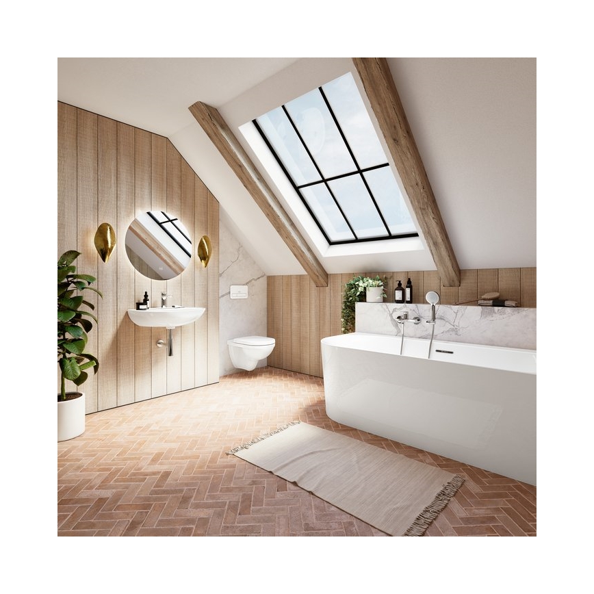 Villeroy & Boch 922400RE - VICONNECT nuleidimo mygtukas, blizgios baltos spalvos