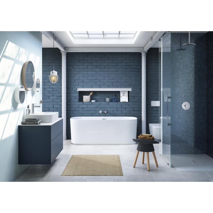Villeroy & Boch 922400RE - VICONNECT nuleidimo mygtukas, blizgios baltos spalvos