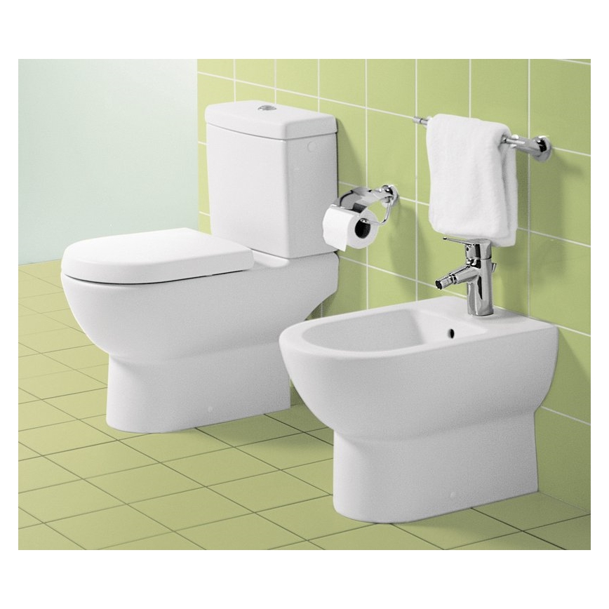 Villeroy & Boch 9M55S101 - Tualeto sėdynė SoftClose SUBWAY balta