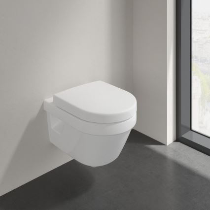 Villeroy & Boch 9M66S201 - unitazo sėdynė ARCHITECTURA su lėtu uždarymu (SoftClose), balta