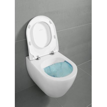 Villeroy & Boch 9M78S101 - Tualeto sėdynė SoftClose SUBWAY 2.0 balta
