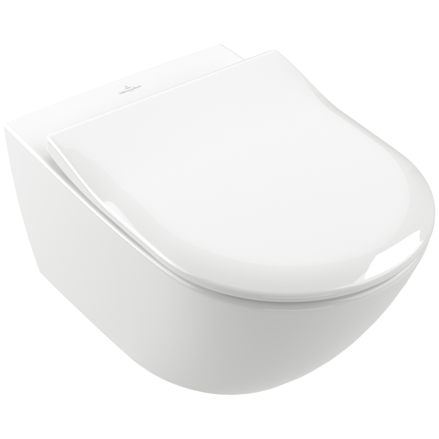 Villeroy & Boch 9M78S101 - Tualeto sėdynė SoftClose SUBWAY 2.0 balta