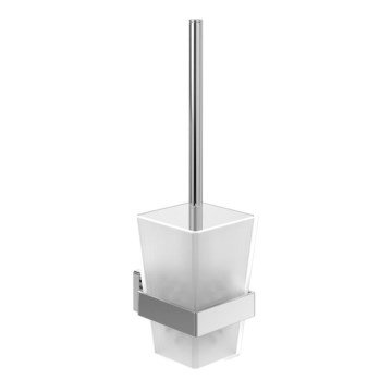 Villeroy & Boch TVA15201700061 - Sieninis tualeto šepetys ELEMENTS stiklas/blizgus chromas