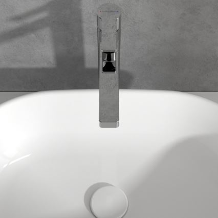 Villeroy & Boch TVW10300500061 - Praustuvo maišytuvas + nuotėkio komplektas ARCHITECTURA 32,9 cm blizgus chromas