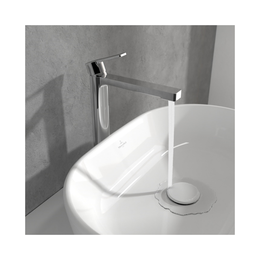 Villeroy & Boch TVW10300500061 - Praustuvo maišytuvas + nuotėkio komplektas ARCHITECTURA 32,9 cm blizgus chromas