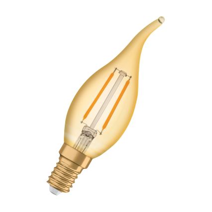 Vintažinė LED filamentinė lemputė E14/1,5W/230V 2400K - Osram
