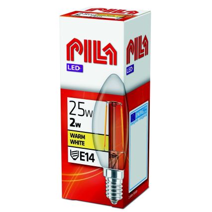 Vintažinė LED lemputė Philips Pila E14/2W/230V 2700K