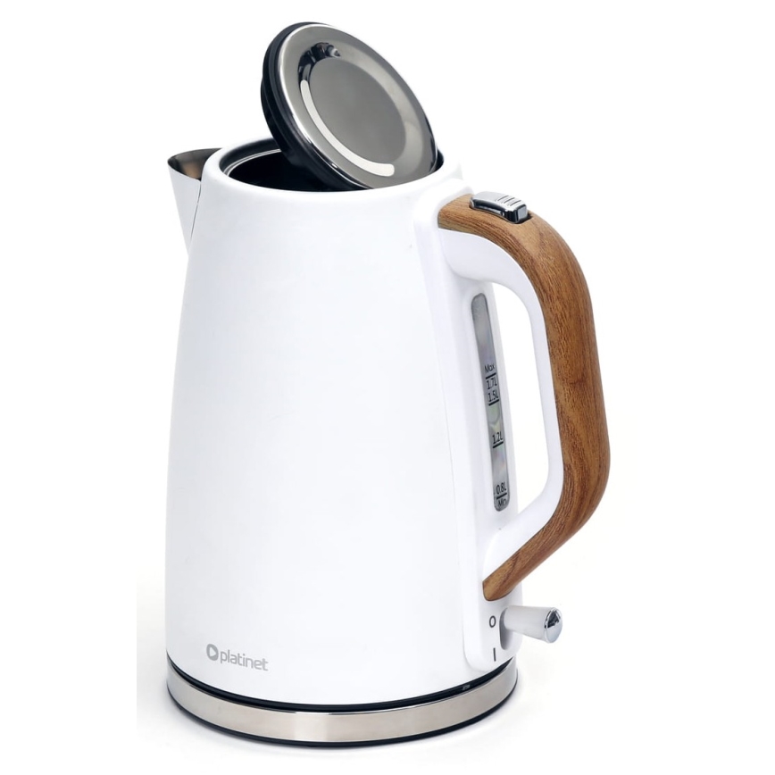 Virdulys 1,7 l 2400W/230V nerūdijantis plienas/baltas