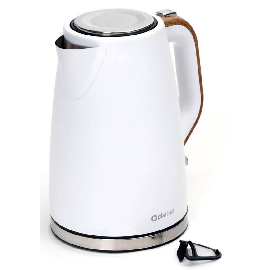 Virdulys 1,7 l 2400W/230V nerūdijantis plienas/baltas