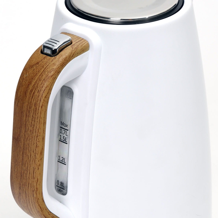 Virdulys 1,7 l 2400W/230V nerūdijantis plienas/baltas