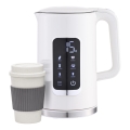 Virdulys su LCD ekranu 1,7 l 2200W/230V balta + kelioninė taurė 450 ml