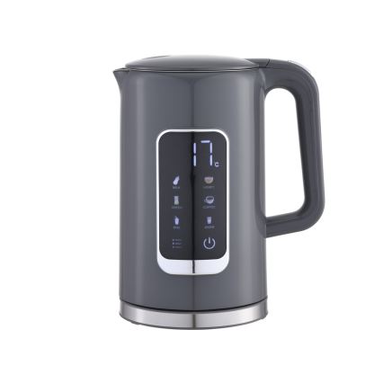 Virdulys su LCD ekranu 1,7 l 2200W/230V pilka + kelioninė taurė 450 ml