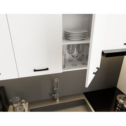 Virtuvės komplektas ARLEN, 180 cm, baltas