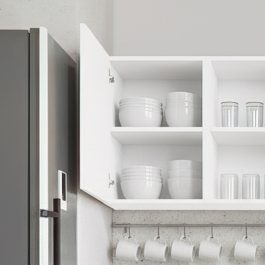 Virtuvės komplektas ARLEN, 180 cm, baltas