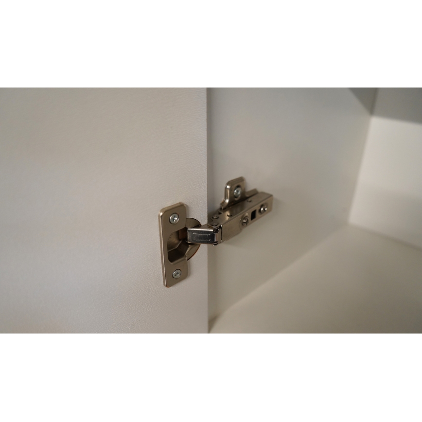 Virtuvės komplektas CELESTE 240 cm blizgi balta