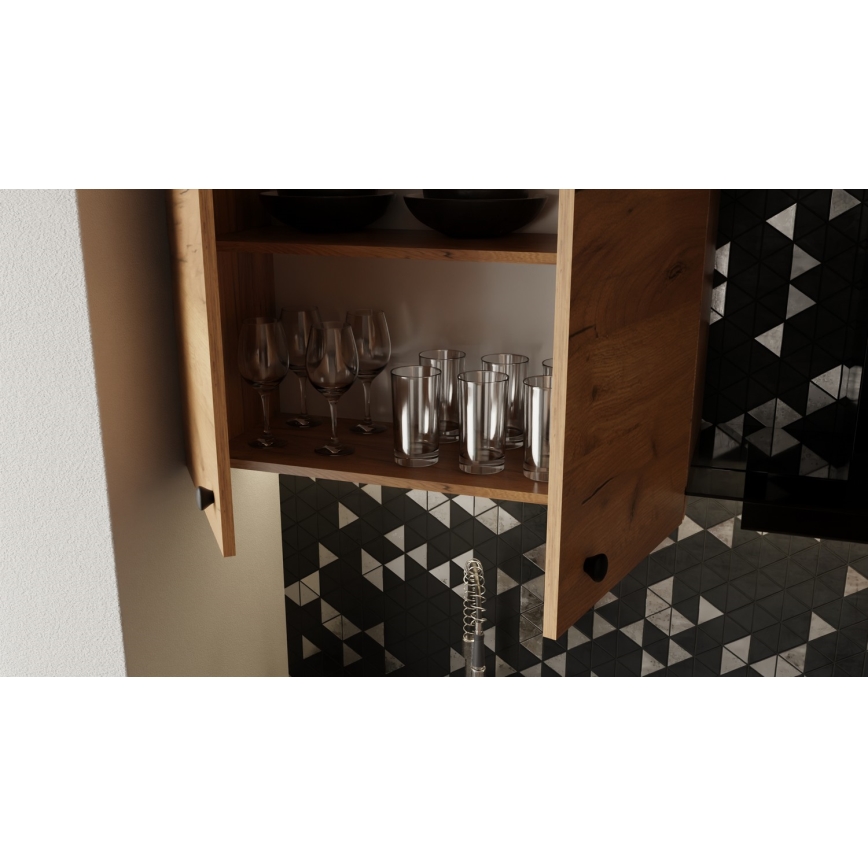 Virtuvės komplektas CLAIRE 180 cm ąžuolas Craft