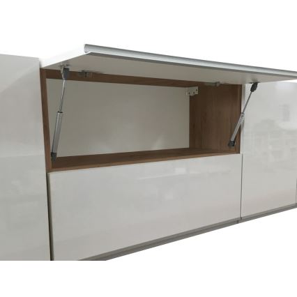 Virtuvės komplektas MARINA 180 cm ąžuolas craft/blizgi balta