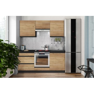 Virtuvės komplektas MARINA 180 cm ąžuolas craft