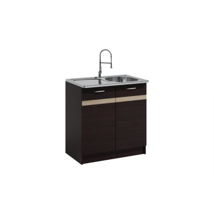 Virtuvės komplektas VALERIA 180 cm ąžuolas sonoma/ruda