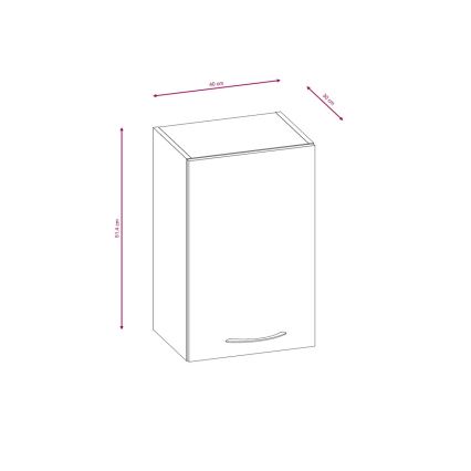 Virtuvės komplektas VALERIA 240 cm sonoma ąžuolas/ruda