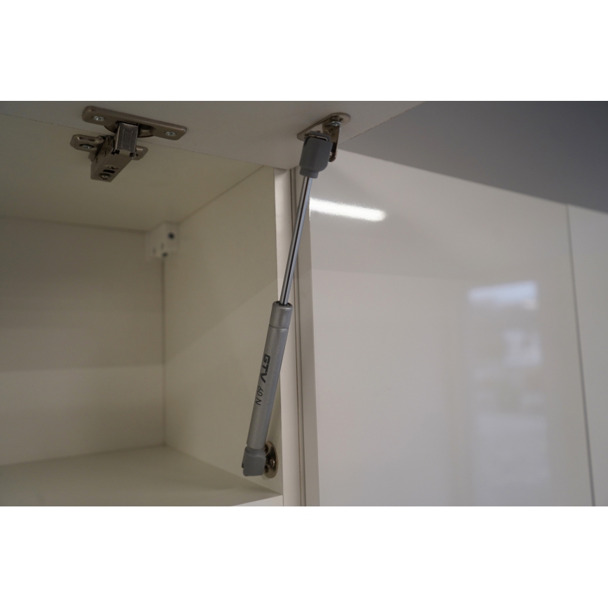 Virtuvės spintelė CELESTE 180 cm, blizgi balta