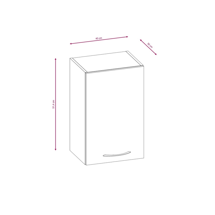 Virtuvės spintelė VALERIA 180 cm, sonoma ąžuolas/ruda