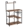 Virtuvinis lentyninis stelažas MARGE, rudas/juodas